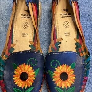 Colorful Embroidered Women's Shoes